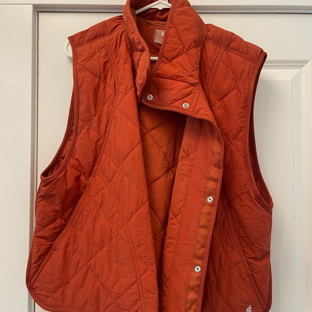 FP Movement by Free People Quilted Vest - Rust
